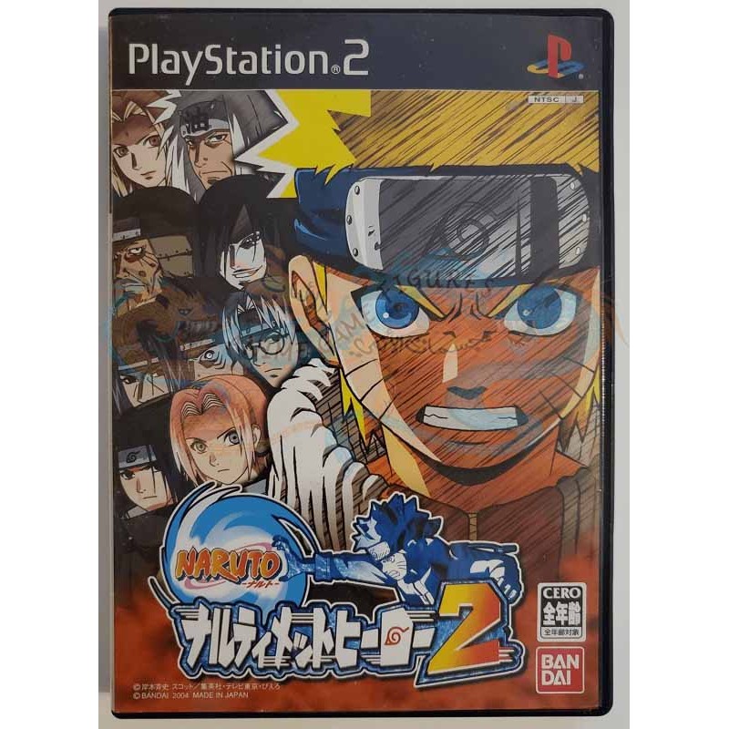 ناروتو ناروتيمايت هيرو 2 عالبلاي ستيشن 2 نظام ان تي اس سي ياباني