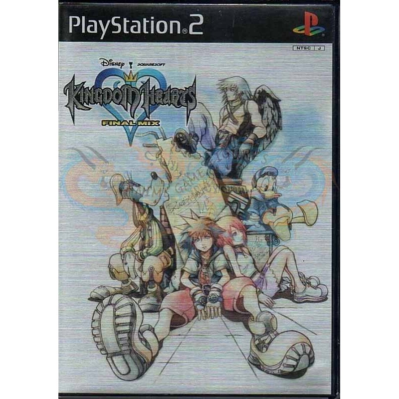 كينجدوم هارتس فاينل مكس عالبلاي ستيشن 2 نظام ان تي اس سي ياباني