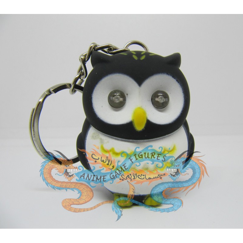 سلسلة مفاتيح شكل بومة مضيئة