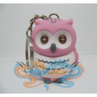 سلسلة مفاتيح شكل بومة مضيئة