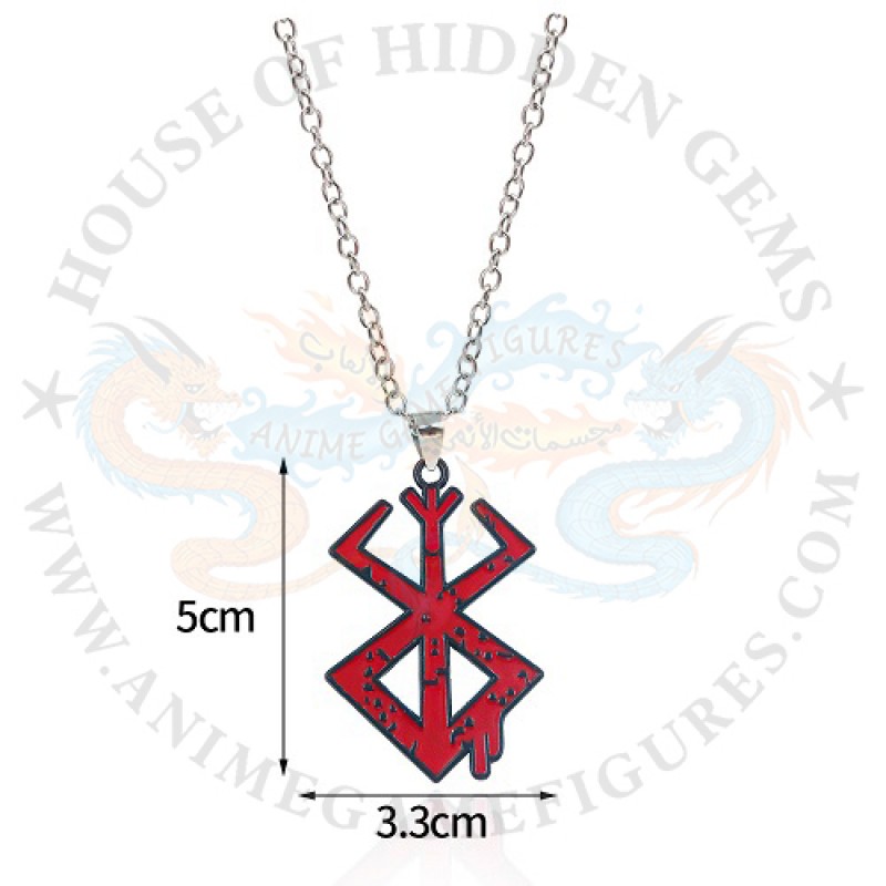 شعار بيرسيرك سلسلة رقبة تعليقة حديد بيرسيرك