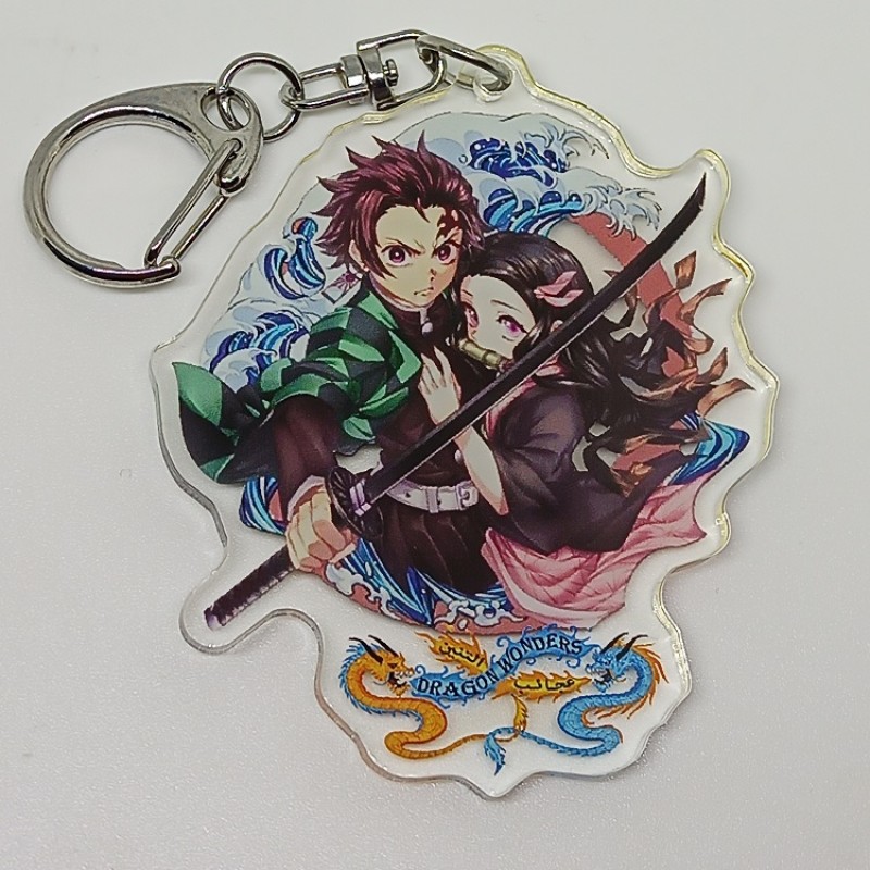 نيزوكو و تانجيرو سلسلة مفاتيح ديمون سلاير عجائب التنين نيزوكو و تانجيرو سلسلة مفاتيح ديمون سلاير عجائب التنين