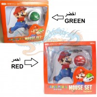 سوبر ماريو فأرة وفرشة كمبيوتر سوبر ماريو فأرة وفرشة كمبيوتر