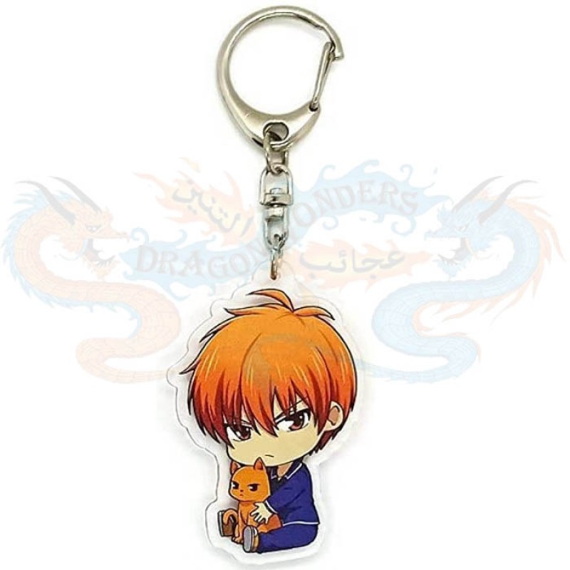 كيو سلسلة مفاتيح اكريليك فروتس باسكيت