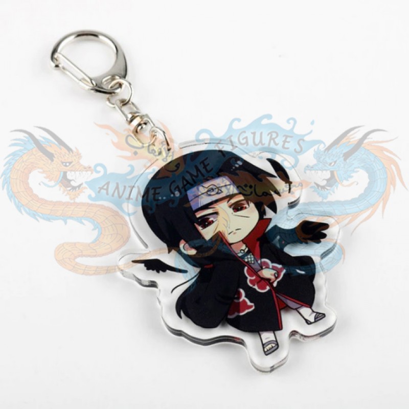 سلسلة مفاتيح اكريليك ايتاشي اوتشيها اكاتسوكي انمي ناروتو