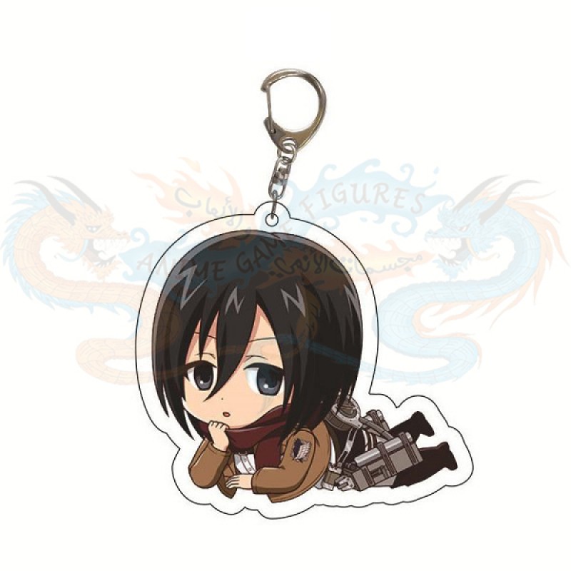 ميكاسا سلسلة مفاتيح اكريليك هجوم العمالقة