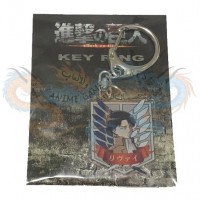 سلسلة مفاتيح ليفاي اكريليك هجوم العمالقة