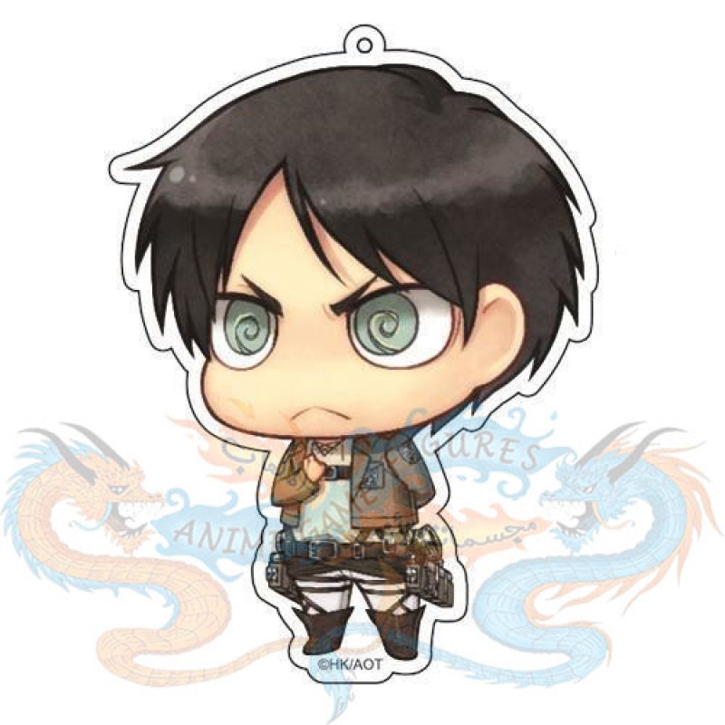 سلسلة مفاتيح كبيرة ايرين اكريليك هجوم العمالقة