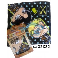 منشفة يد ليفي هجوم العمالقة حجم صغير