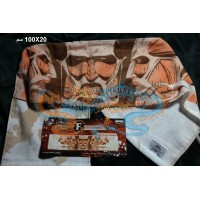 منشفة رياضة طويلة شكل العماليق انمي هجوم العمالقة 