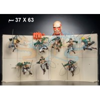 هجوم العمالقة مجسمات اصدار الاعداد الاثنى عشر من مجلة هجوم العمالقة هجوم العمالقة مجسمات اصدار الاعداد الاثنى عشر من مجلة هجوم العمالقة