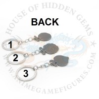 فاكهة الشيطان يامي يامي ميرا ميرا اوبي اوبي سلسلة مفاتيح حديد ميدالية ون بيس