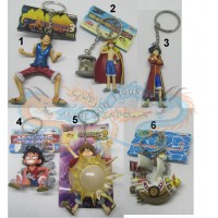 سلسلة مفاتيح مجسم لوفي ون بيس