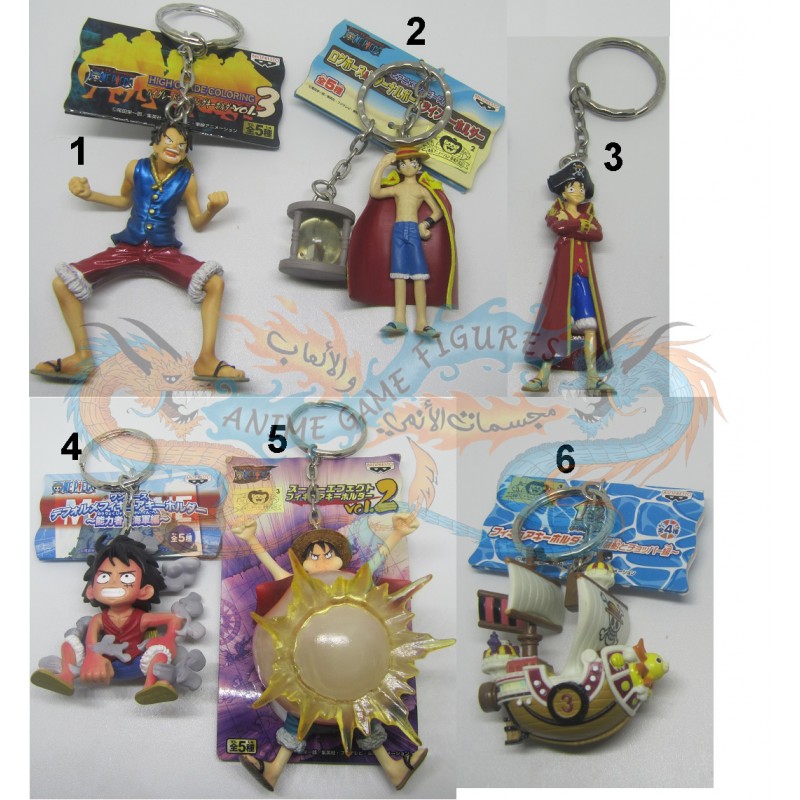 سلسلة مفاتيح مجسم لوفي ون بيس