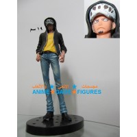 ترافلجار لاو نسخة الجينز تيشيرت اصفر ون بيس