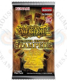 يوقي يو باك كوارتر سنتشوري ستامبيد مرور 25 سنة اصلية TCG