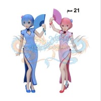 ريم و رام دراقون دريس انمي ريزيرو لايف ان ديفرنت ورلد فروم زيرو