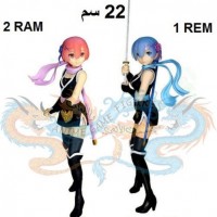 ريم و رام كونويشي انمي ريزيرو لايف ان ديفرنت ورلد فروم زيرو