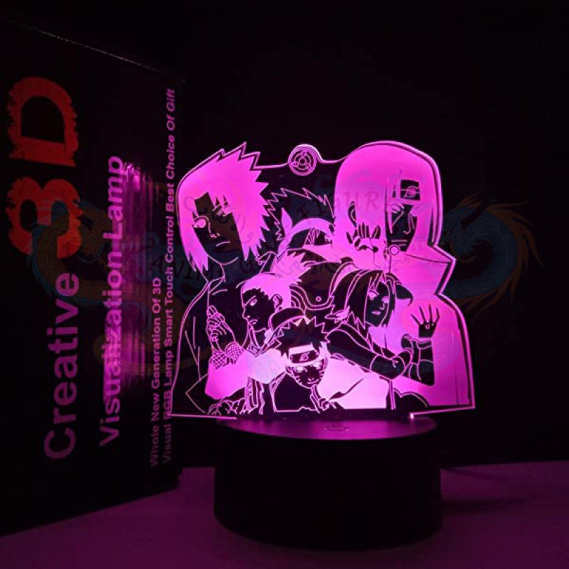 اضاءة ليد انمي 3 دي ايتاشي ساسكي ناروتو