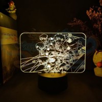 اضاءة ليد انمي 3 دي هجوم العمالقة جميع الشخصيات