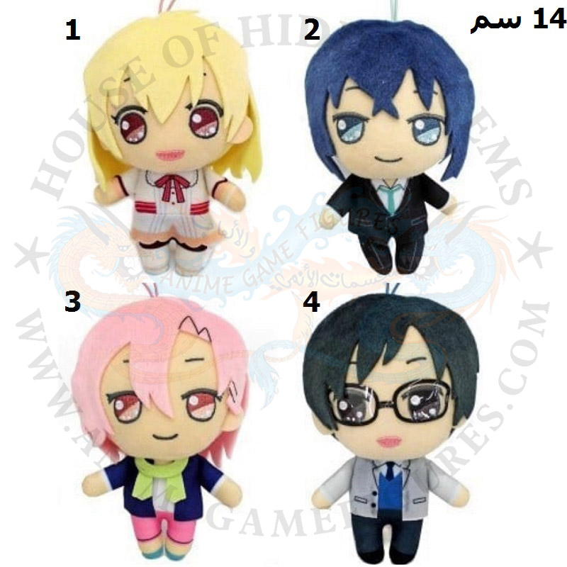 دمية قطنية شخصيات منوعة ايدوليش 7 الاصلي من اليابان