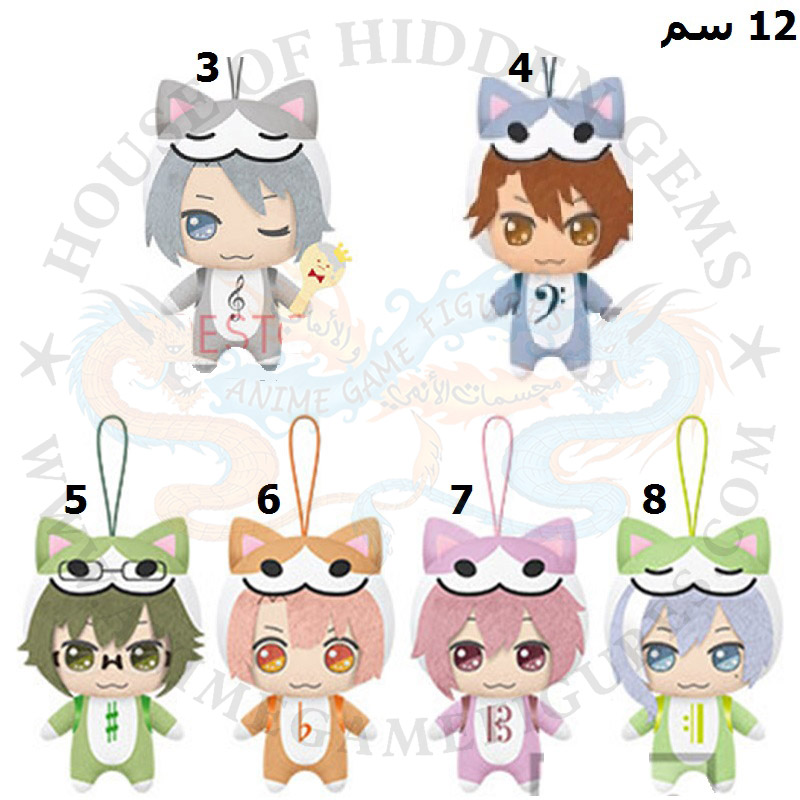 دمية قطنية ايدوليش 7 تايكو نو تاتسوجين الاصلي من اليابان