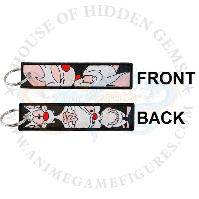 بينكي و براين سلسلة مفاتيح قماش بينكي اند ذا براين