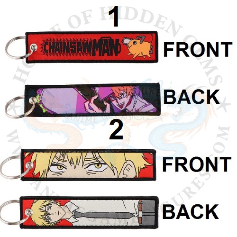 دينجي سلسلة مفاتيح قماش ميدالية شينسومان